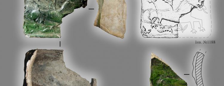 Коробчасті кахлі з шурфу № 2