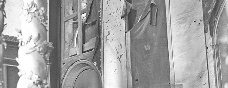 Фрагмент інтер’єру Андріївської церкви у Києві. 1930‑ті рр. [НА ІА НАН України, ф. 57]