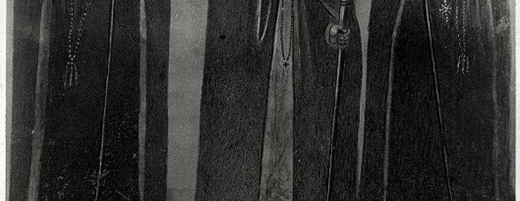 Зображення архімандритів Києво-Печерської лаври. Розписи нартексу Успенського собору. XVIII ст. Фото кінця ХІХ ст. КПЛ-Н-6030